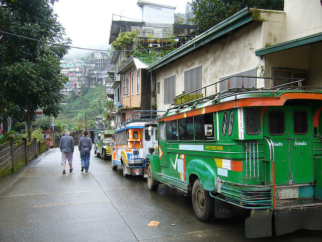 Jeepneys en Banaue